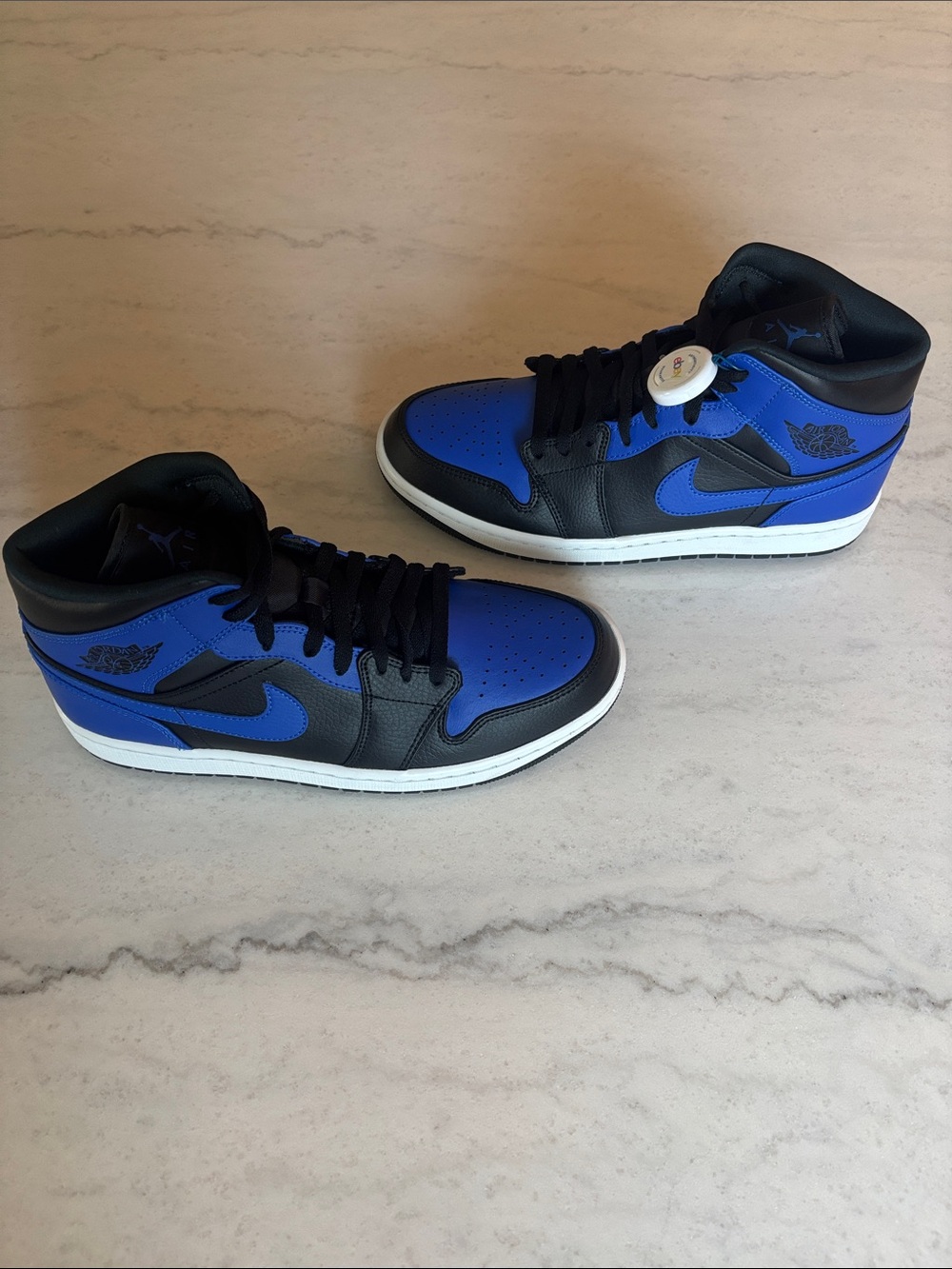 Air Jordan 1 Mid Black Royal Blue
